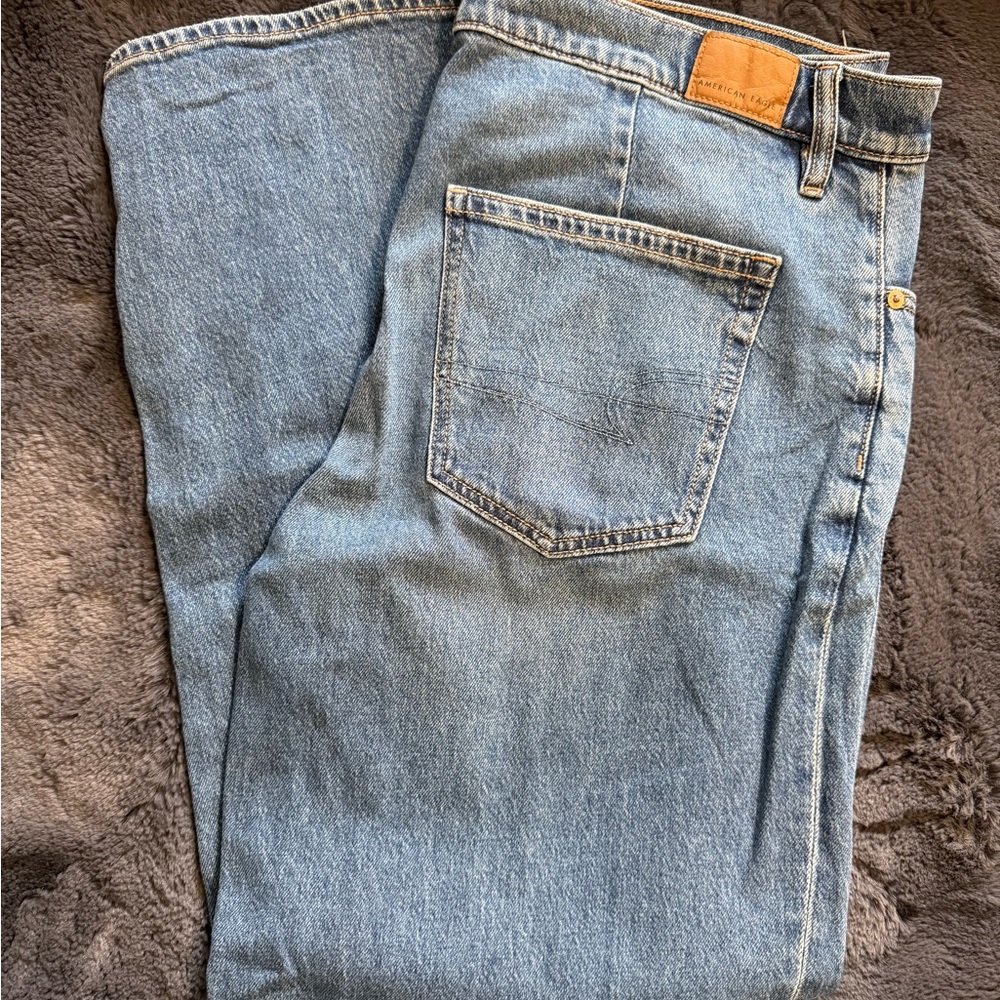 American Eagle Outfitters Sky Blue Relaxed Jeans